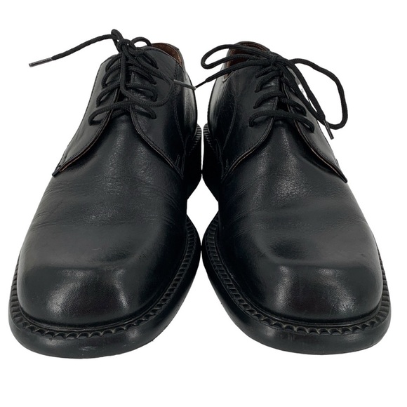 Vintage Aldo Dress Shoes Boys Mens 41 US 8 Black Leather Unisex Non-Binary - Picture 3 of 11